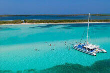 Excursion El Cielo Beach Cozumel in Catamaran