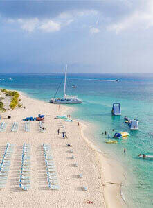 Excursion El Cielo Beach Cozumel in Catamaran