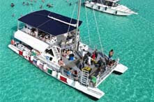 Excursión Playa el Cielo Cozumel en Catamarán